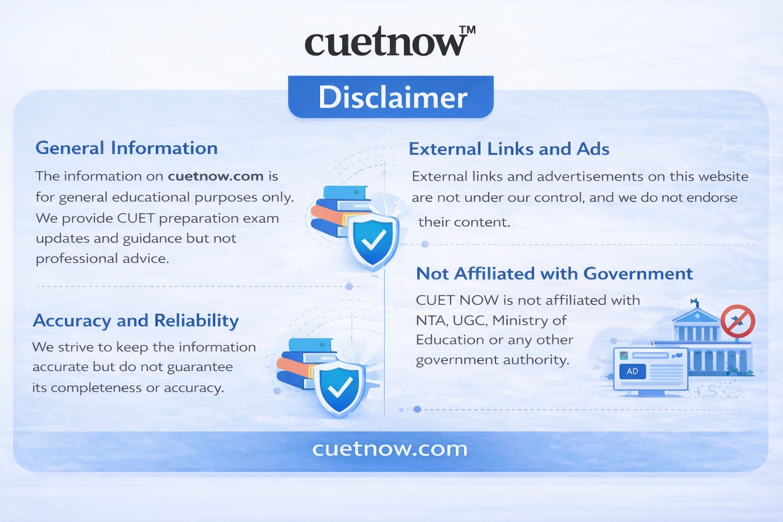 Disclaimer - CUETNOW.com