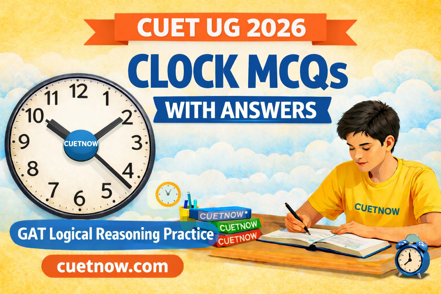 CUET 2026 Clock MCQs
