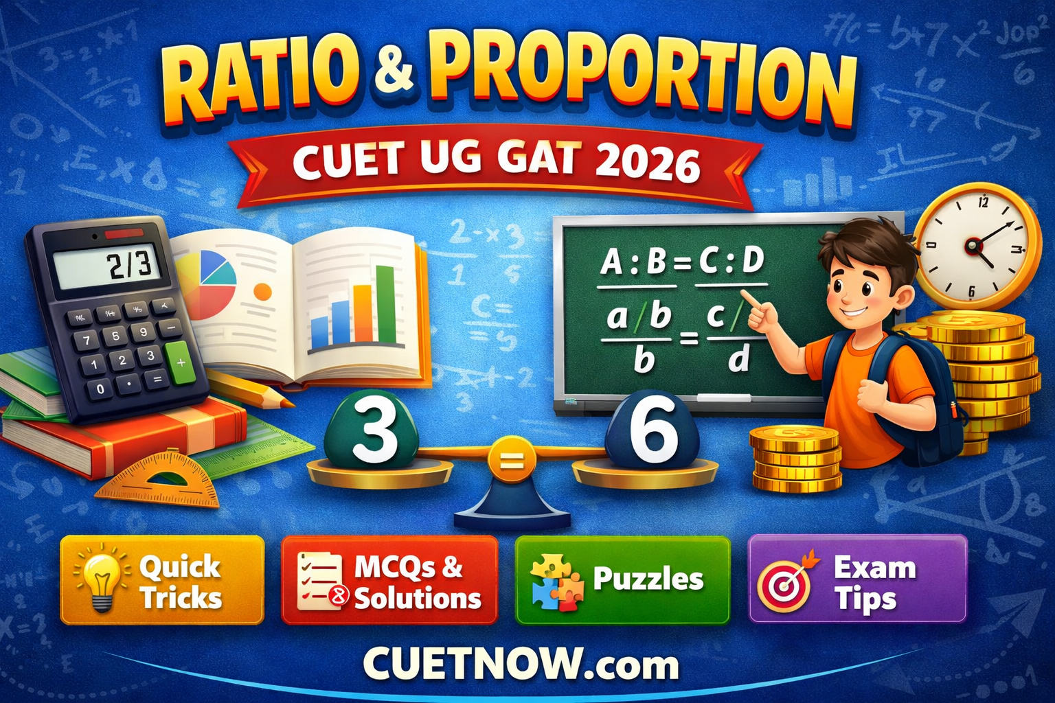 Ratio and Proportion Questions for CUET UG GAT 2026
