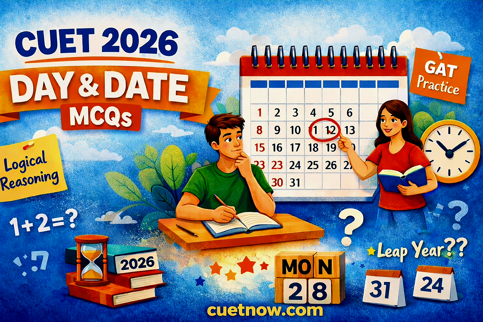 CUET 2026 Day and Date MCQs