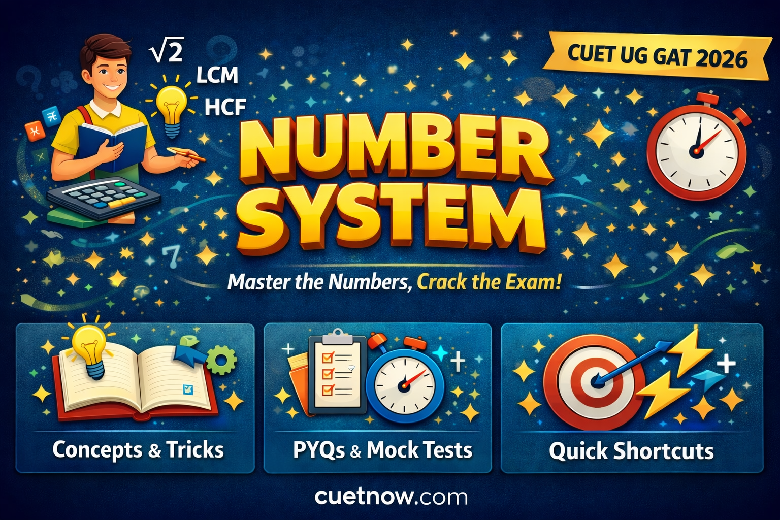 Number System Mock Test for CUET UG GAT 2026